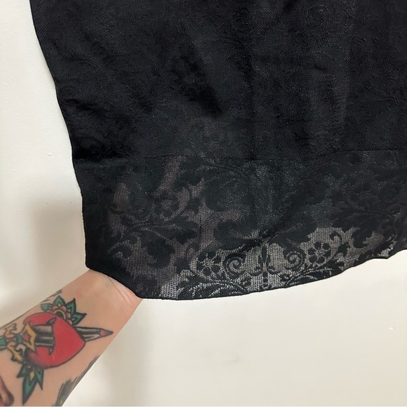 St John Lace Peekaboo Sheath Dress in Caviar Black - Picture 4 of 8